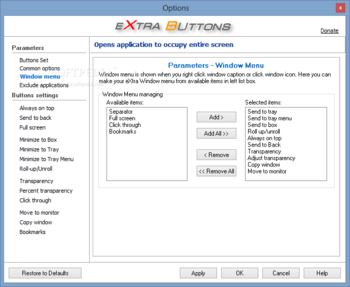eXtra Buttons screenshot 4
