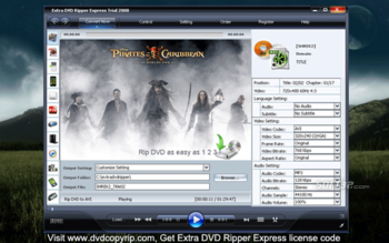 Extra DVD Ripper + Video Converter screenshot 2