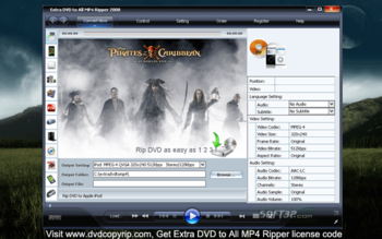 Extra DVD to All MP4 Ripper screenshot 2
