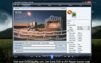 Extra DVD to AVI Ripper screenshot
