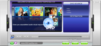Extra DVD to XviD DivX Converter screenshot 3