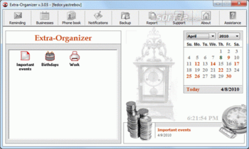 Extra-Organizer screenshot 2