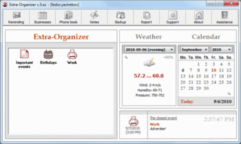 Extra-Organizer screenshot 3