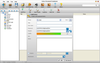 Extra Password Eudemon screenshot 2