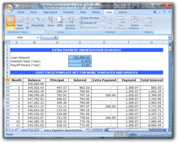 Extra Payment Calculator screenshot 2