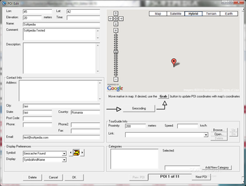 Extra_POI_Editor screenshot 2