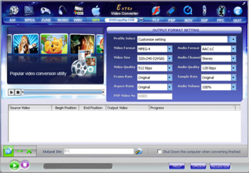 Extra Video Converter screenshot 2