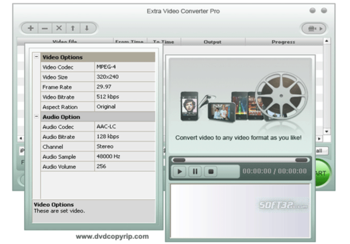 Extra Video Converter Pro screenshot 3