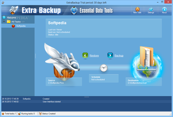 ExtraBackup screenshot