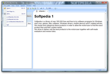 ExtraChm screenshot 2