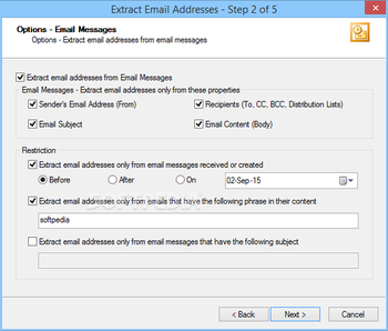 Extract Email Addresses from Outlook screenshot 5