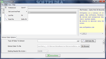 ExtractData screenshot 2