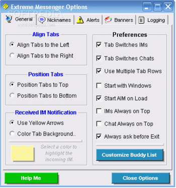 Extreme Messenger for AIM screenshot