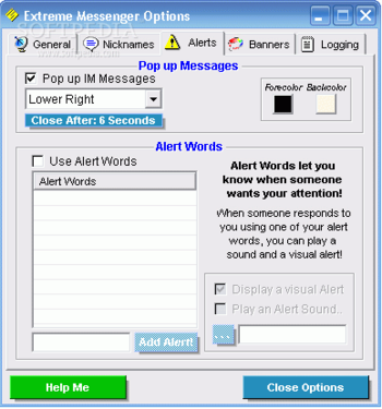 Extreme Messenger for AIM screenshot 3