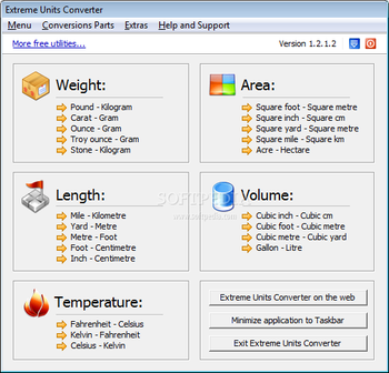 Extreme Units Converter screenshot