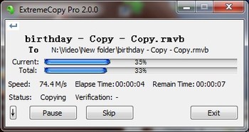 ExtremeCopy Library screenshot 2