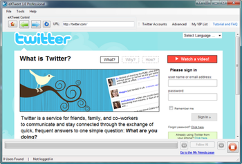 eXTweet screenshot