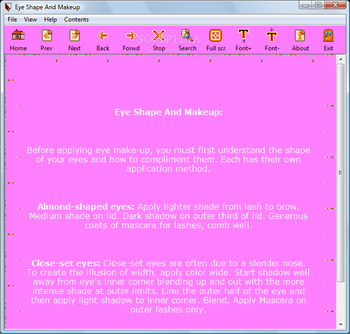 Eye Shape And Makeup screenshot