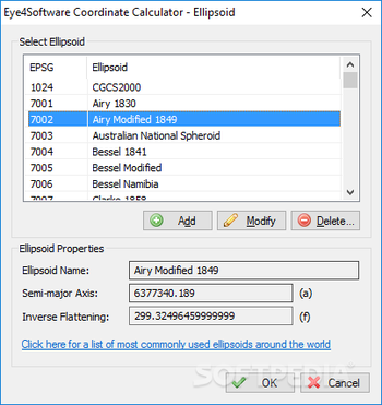 Eye4Software Coordinate Calculator screenshot 5