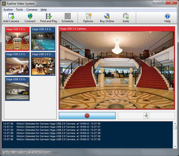 EyeLine Video Surveillance Software screenshot