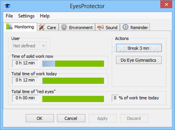 EyesProtector screenshot