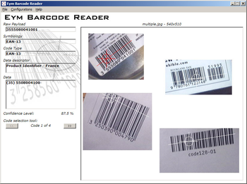 Eym Barcode Reader OCX screenshot 2