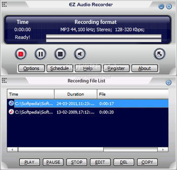 EZ Audio Recorder screenshot