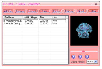 EZ AVI TO WMV Converter screenshot