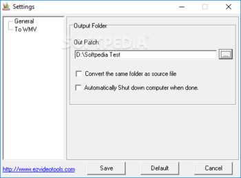 EZ AVI TO WMV Converter screenshot 2