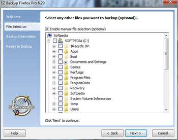 EZ Backup Firefox Pro screenshot