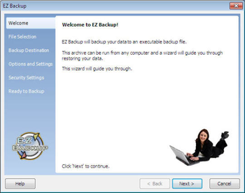 EZ Backup IE and Outlook Express Basic screenshot
