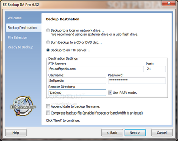 EZ Backup IncrediMail Pro screenshot 3