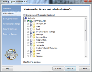 EZ Backup Opera Premium screenshot