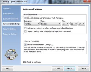 EZ Backup Opera Premium screenshot 3