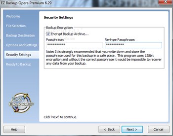 EZ Backup Opera Premium screenshot 4