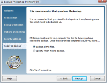 EZ Backup Photoshop Premium screenshot 5