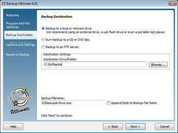 EZ Backup Ultimate screenshot 2