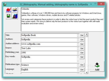 EZ_Bibliography screenshot 2