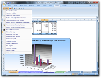 EZ-Chart for Excel screenshot