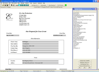 EZ Contract Proposal screenshot 2