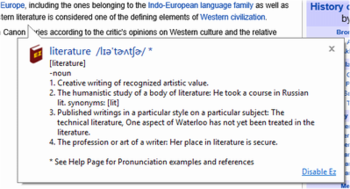 EZ Dictionary: English-English screenshot