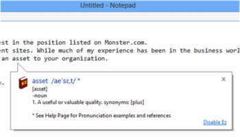 EZ Dictionary: English-English screenshot 2