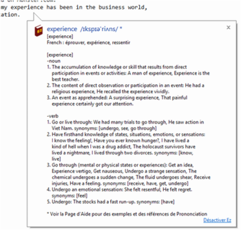 EZ Dictionary: English-English-French screenshot 2