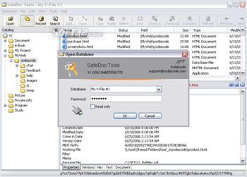 EZ Document Safe screenshot