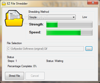 EZ File Shredder screenshot