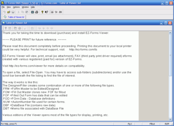 EZ-Forms-DMX Viewer screenshot