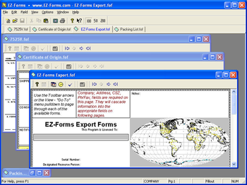 EZ-Forms-EXPORT screenshot