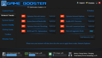EZ Game Booster screenshot