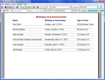 EZ Home and Office Address Book Plus screenshot 4