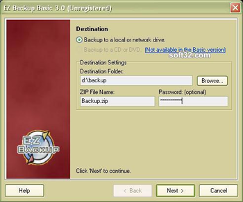 EZ IncrediMail Backup screenshot